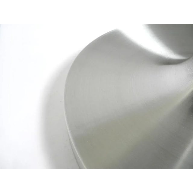 Large Space Age Pop Art Round Aluminum Ceiling or Wall Lamp, 1960s For Sale - Image 12 of 18