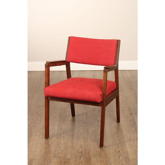 Alma Desk Company Mid Century Modern Walnut Armchair For Sale - Image 9 of 12