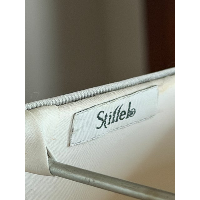 Stiffel Stiffel 1960s Silk Tapered Sloped Square Transitional Traditional Lamp Shade For Sale - Image 4 of 18