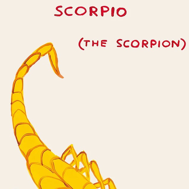 Contemporary David Shrigley Scorpio Signs of the Zodiac Lithograph Poster (The Scorpion), 2021 For Sale - Image 3 of 5