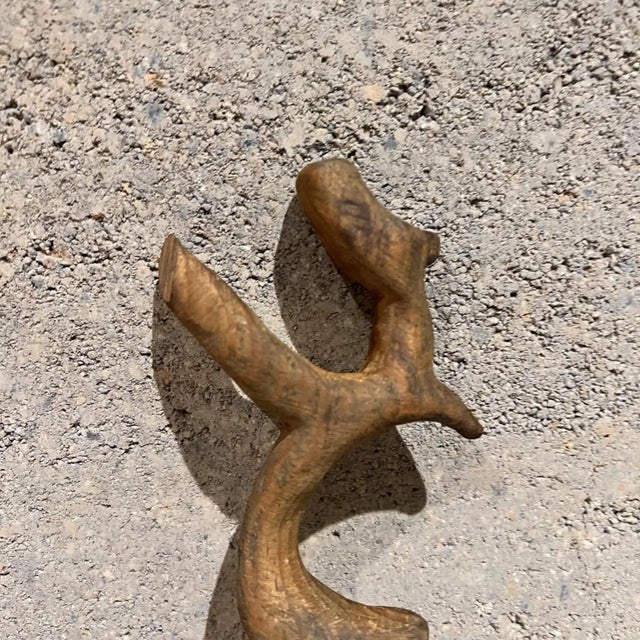 Mid-Century Modern 1970s Organic Modern Wood Sculpture For Sale - Image 3 of 4