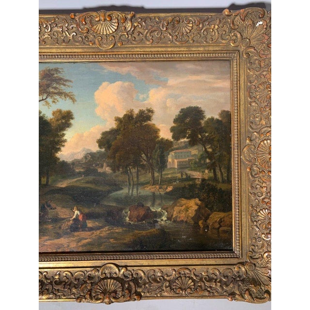 French Albert Meyeringh (1645-1714) - Landscape of Ancient Ruins, 17th Century, Oil Painting For Sale - Image 3 of 6