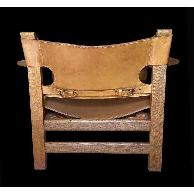 Mod. 2226 Spanish Chair by Borge Mogensen for Fredericia For Sale - Image 3 of 5
