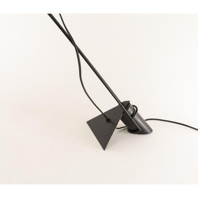 Adjustable Black Metal Table Lamp, Italy, 1970s For Sale - Image 4 of 9