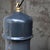 1950s Vintage Industrial Blue Enamel Factory Pendant Light For Sale - Image 5 of 7
