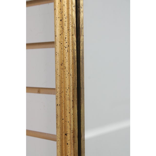 Labarge Giltwood Flame Walnut Frame Wall Mirror For Sale - Image 11 of 18