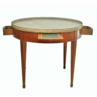 Large Round French Gueridon Table For Sale