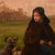Charles Jean Auguste Escudier, Landscape with Shepherdess and Dog, 1895, Oil on Canvas, Framed For Sale - Image 4 of 11