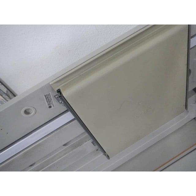 Black American Desk in Iron and Plastic For Sale - Image 8 of 13