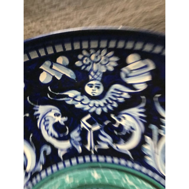 italydesign 1980s Authentic Italian Cherub Platter From Florence, Italy For Sale - Image 4 of 5
