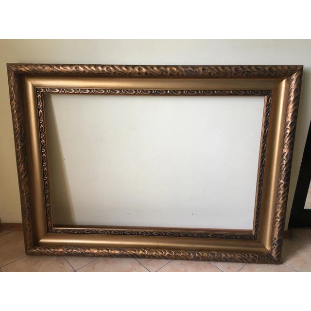 Wood Antique Mirror or Picture Frame, 1900s For Sale - Image 7 of 18