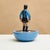 Subbuteo Ornament Sculpture in Hand-Painted Double-Mold Ceramic from Artigianato Italiano, in Flawless conditions....