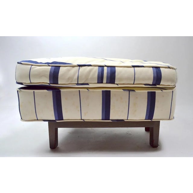 Mid-Century Modern Ottoman Footrest by Dunbar For Sale - Image 3 of 7