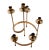 Metal 1950s Mid-Century Swedish Brass Candelabra For Sale - Image 7 of 9