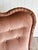 Vintage Blush Velvet Slipper Chair With Pleated Skirt For Sale - Image 9 of 12