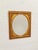 American Framed Gold Gilded Vintage Mirror Circle For Sale - Image 3 of 7
