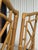 Set of Four Vintage Lexington Chinese Chippendale Rattan & Faux Bamboo Dining Chairs For Sale - Image 10 of 12