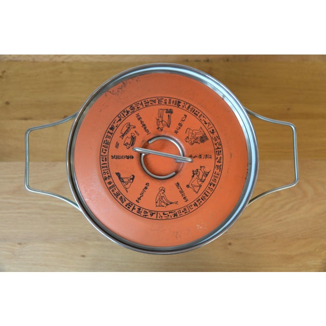 1970s Vintage Italian Blue Pot by Carla Agnelli for Siltal, 1970s For Sale - Image 5 of 7