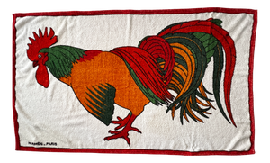 Coq Terry Beach Towel from Hermès for Hermès, 1985