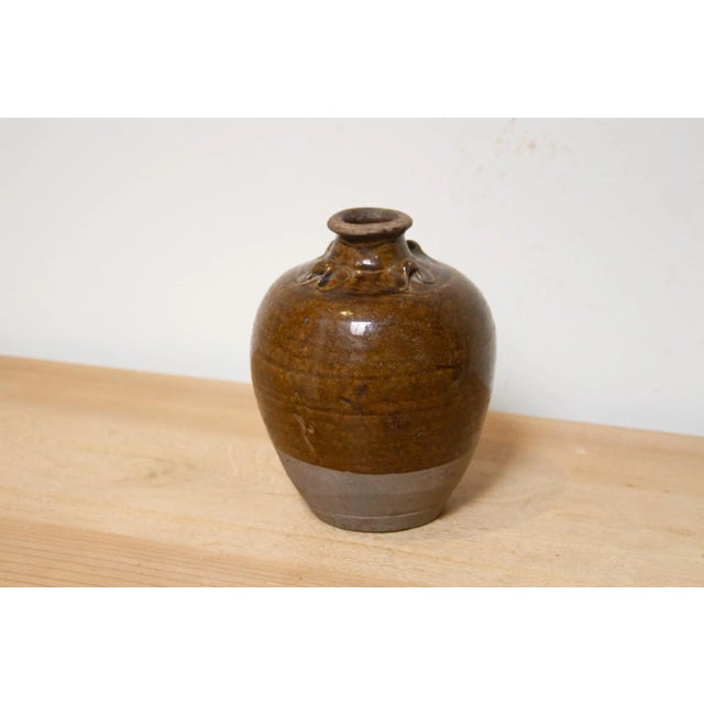 Aged Wine Stoneware Vessel For Sale - Image 4 of 8