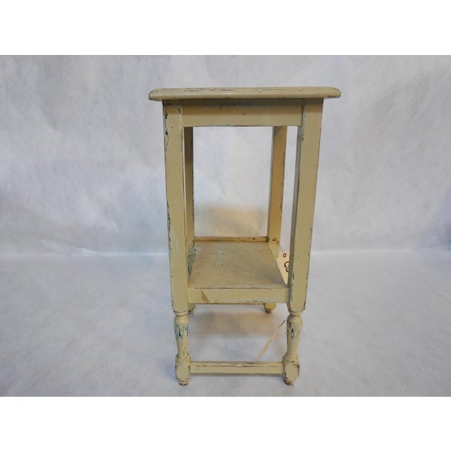 1990s Small Painted Wood Side Table For Sale In Los Angeles - Image 6 of 14