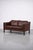 Vintage Scandinavian Brown Leather Sofa, 1970s For Sale - Image 10 of 18