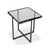 Gray Square Contemporary End Table For Sale - Image 8 of 12