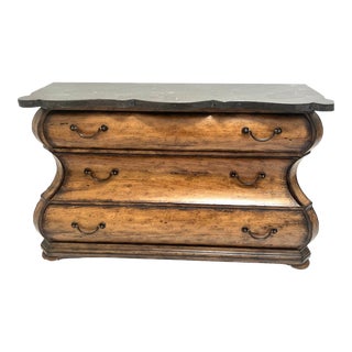 Hooker Auberose 3 Drawer Accent Chest With Blue Stone Top For Sale