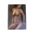 Textile Vintage Oil Painting on Canvas of a Nude Female Figure, Circa 1940’s For Sale - Image 7 of 7