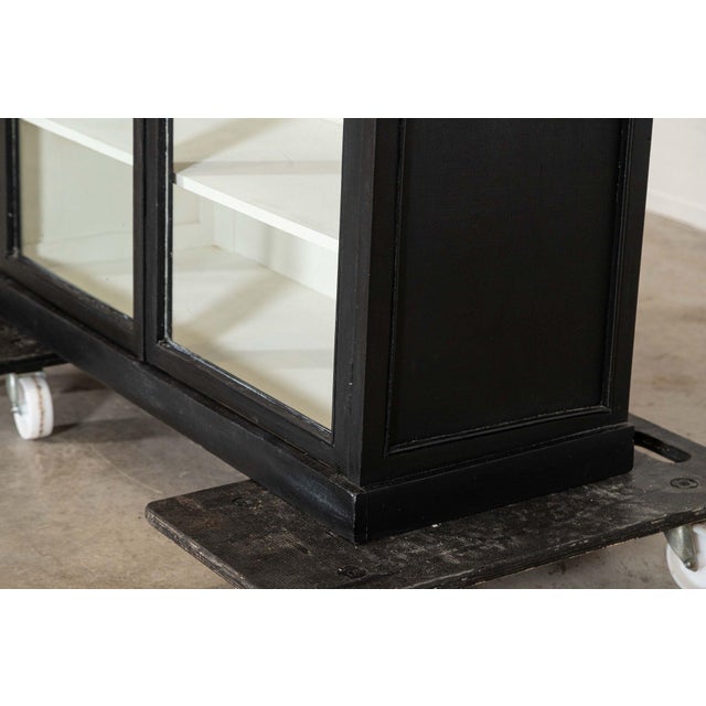 English Painted and Glazed Shop Display Cabinet, 1900s For Sale - Image 4 of 15