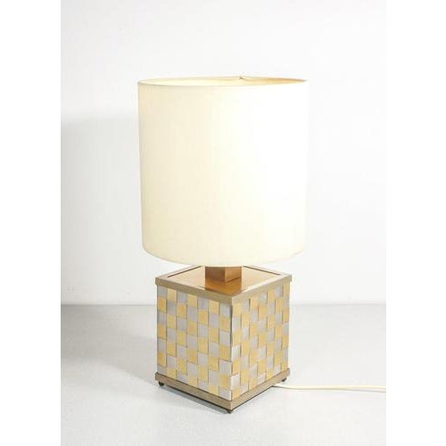 Metal Abat Jour Table Lamp, 1970s For Sale - Image 7 of 7