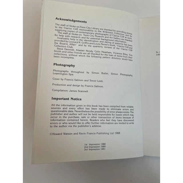 Collecting Clarice Cliff Book by Howard Watson For Sale - Image 4 of 7