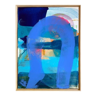 Jessalin Beutler 2021 Framed Painting "Sunset Cave" For Sale