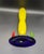 Glass Vintage b.a.g. Post-Modern Art Glass Vase: Signed Rona Plesl For Sale - Image 7 of 10