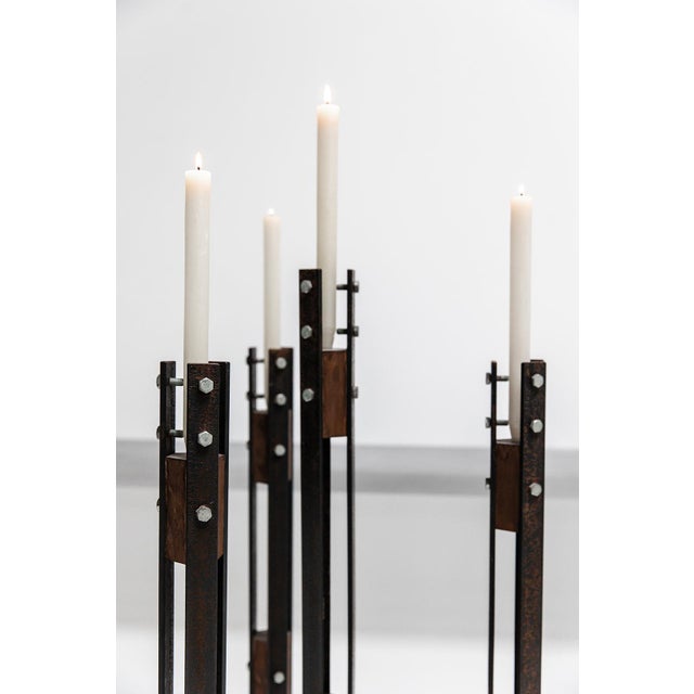 Candlebras by Gerard Kuijpers, 1980s, Set of 4, in Flawless conditions. Designed 1980 to 1989
