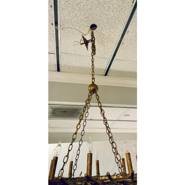 2020s Made Goods Modern Gold Bruna Chandelier For Sale - Image 5 of 5
