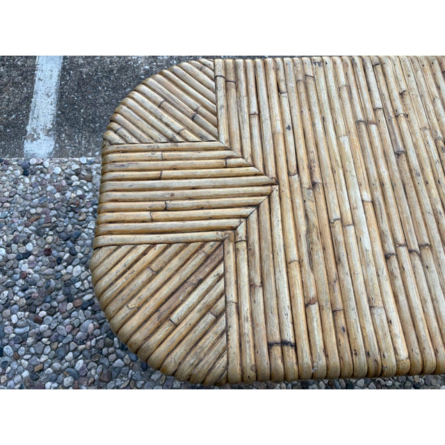 1960s Mid-Century Bamboo Cocktail Table For Sale - Image 11 of 11
