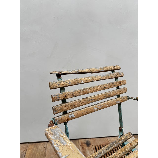 Classic Vintage French Bistro Chairs - a Pair For Sale - Image 12 of 15