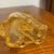 Peach Vintage Degenhart “Pooch” Dog Figurine in Peach Opalescent Glass – Uv Reactive Glowing For Sale - Image 8 of 8