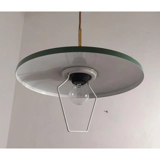 Arredoluce Vintage Pendant Lamp by Angelo Lelli for Arredoluce, 1950 For Sale - Image 4 of 10