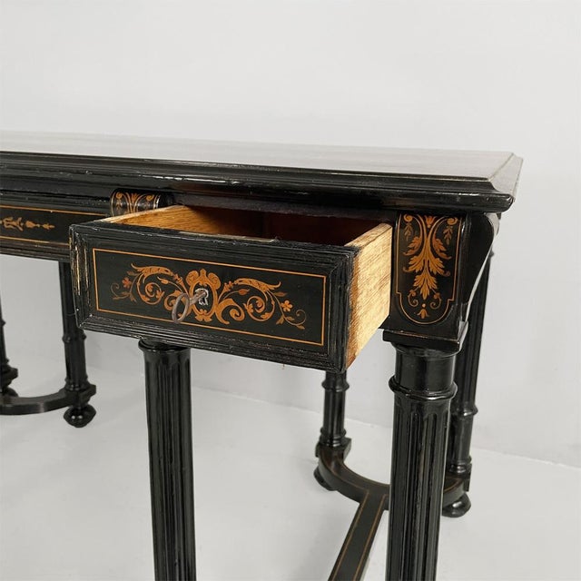 Antique Italian Wooden Desk, 1800s For Sale - Image 10 of 13
