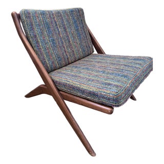 Mid-Century Scissor Chair For Sale