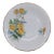 Delphine England Bone China White and Gold Floral Yellow Roses Saucer For Sale