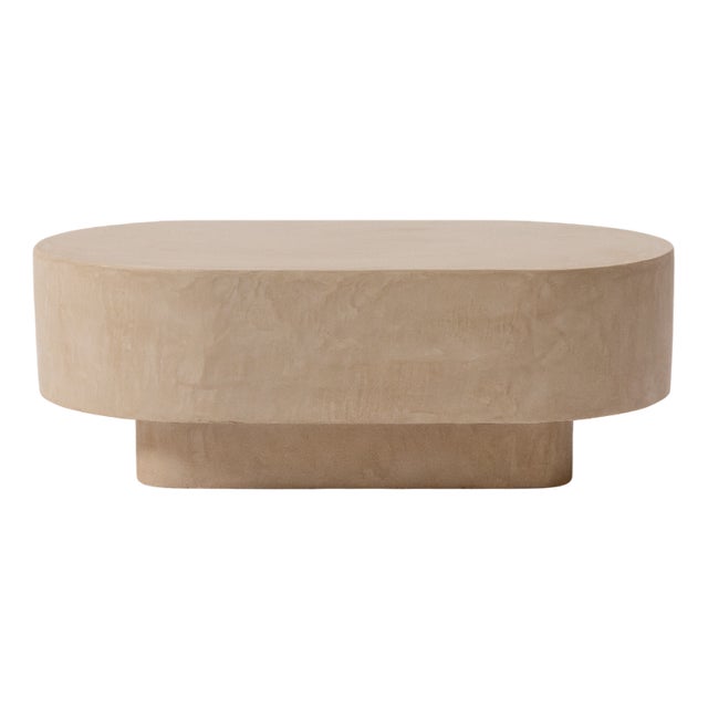 Palomā Mortex Waxed Concrete Coffee Table from PLATŌ For Sale