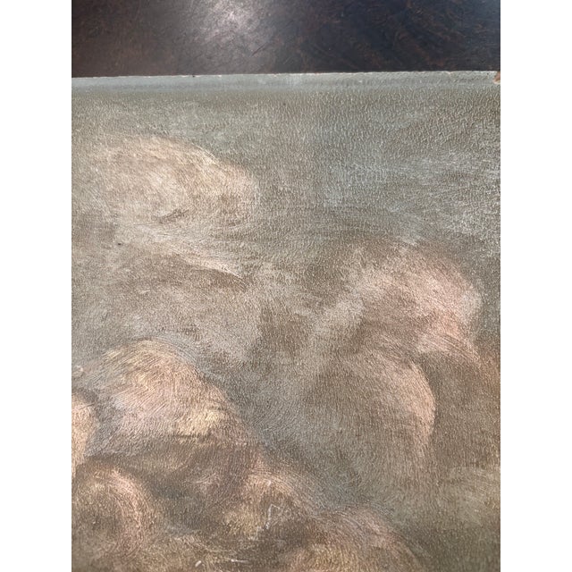 Antique Cottage Core Original Art Late 19th Century American Landscape on Academy Board, Wadsworth Howland Label, Circa 1880–1900 For Sale - Image 11 of 12