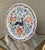 Mediterranean Circa Late 20th-Century 24-Karat Gold-Trim Reindeer Decorative Plate by Ibiscus Keramik, Rhodes, Greece For Sale - Image 3 of 12