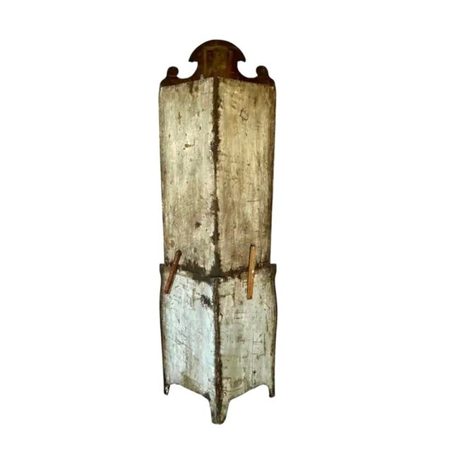 Brown 18th Century Italian Inlaid Walnut Two-Part Corner Cupboard For Sale - Image 8 of 13