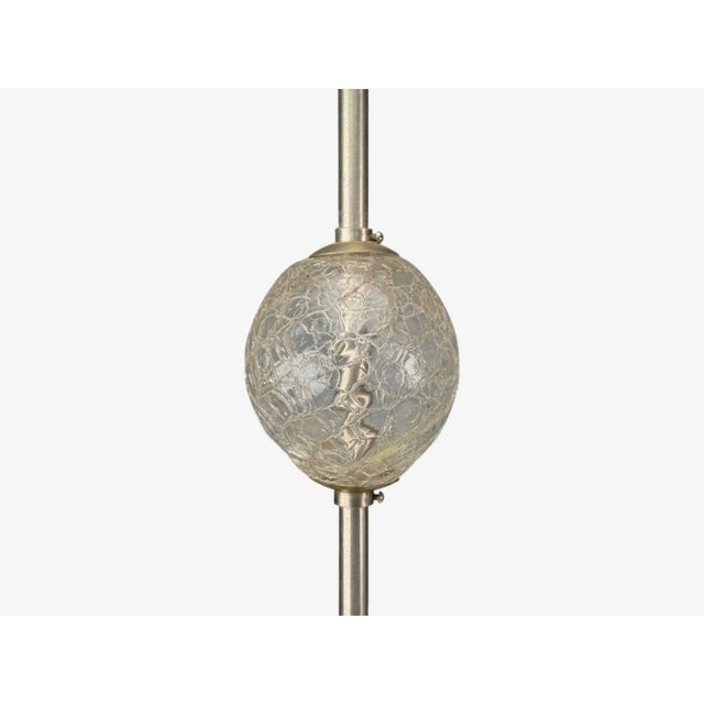 Swedish Modern, Glass, Metal, Pendant Light, Sweden, 1940s For Sale - Image 4 of 7