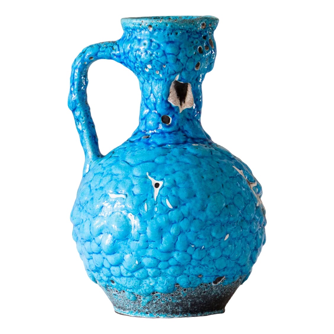 Large Glacier Enamel Vase by Charles Cart, 1960 | Chairish