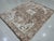 Contemporary 7x9 Ivory Hand-Knotted Wool Distressed Floral Modernist Design Modern Carpet Rug For Sale - Image 3 of 6